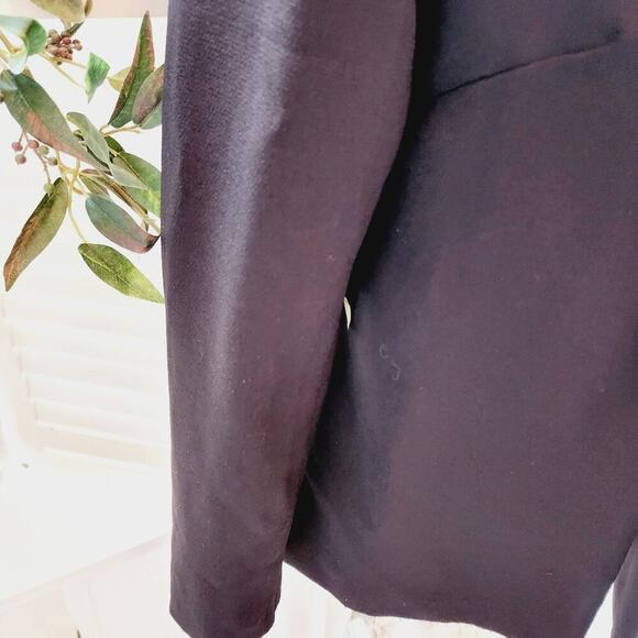 MISSGUIDED BLACK CLASSIC VINTAGE LINED BLAZER WITH SHOULDER PADS SIZE 4 - Picture 5 of 5